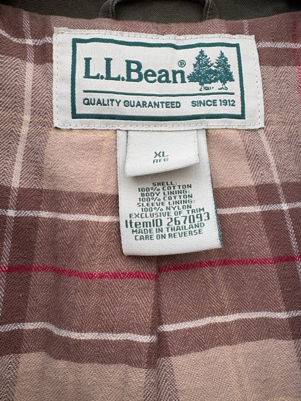 L.L. Bean Women's Loden Adirondack Barn Jacket Sz XL - Picture 2 of 5